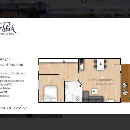 Appartement-hotel Foerdeblick